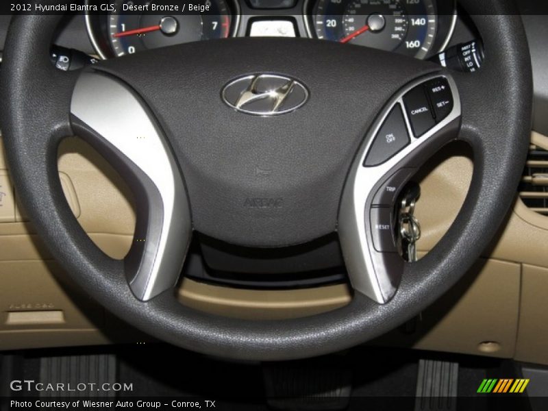 Desert Bronze / Beige 2012 Hyundai Elantra GLS