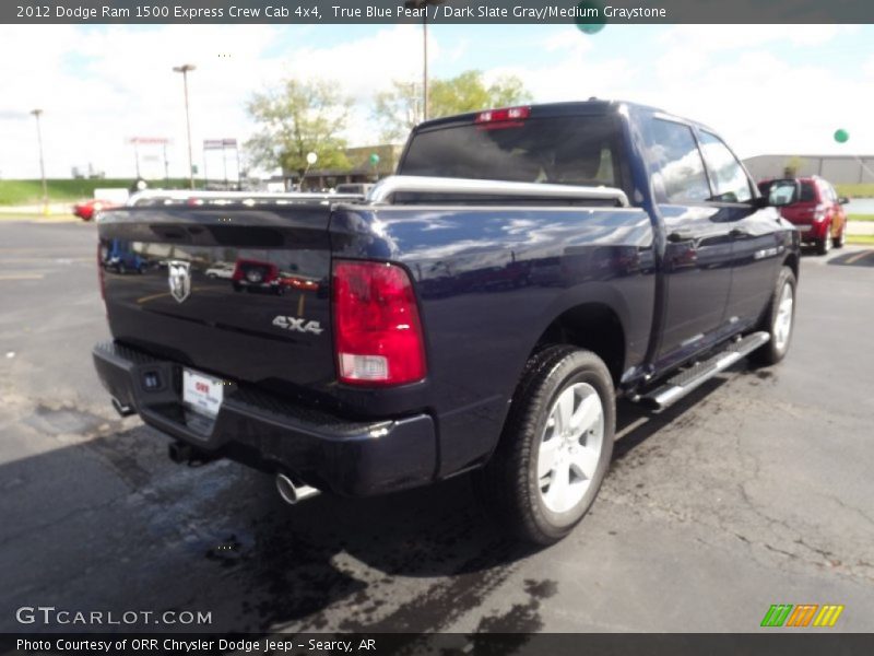True Blue Pearl / Dark Slate Gray/Medium Graystone 2012 Dodge Ram 1500 Express Crew Cab 4x4