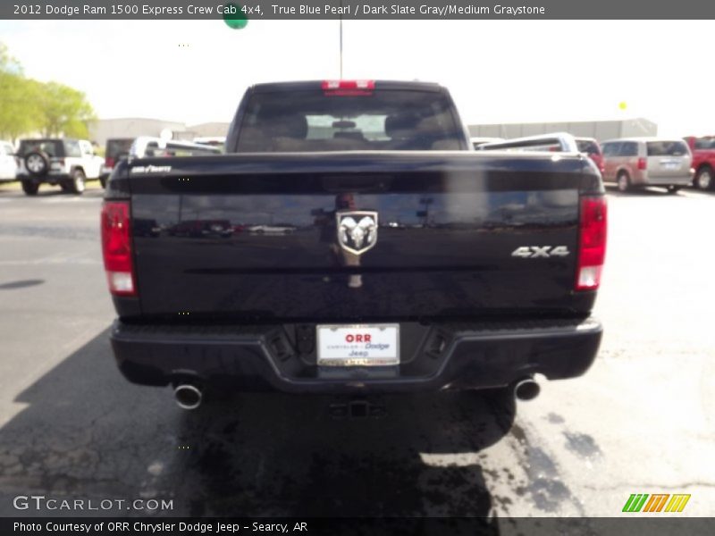 True Blue Pearl / Dark Slate Gray/Medium Graystone 2012 Dodge Ram 1500 Express Crew Cab 4x4