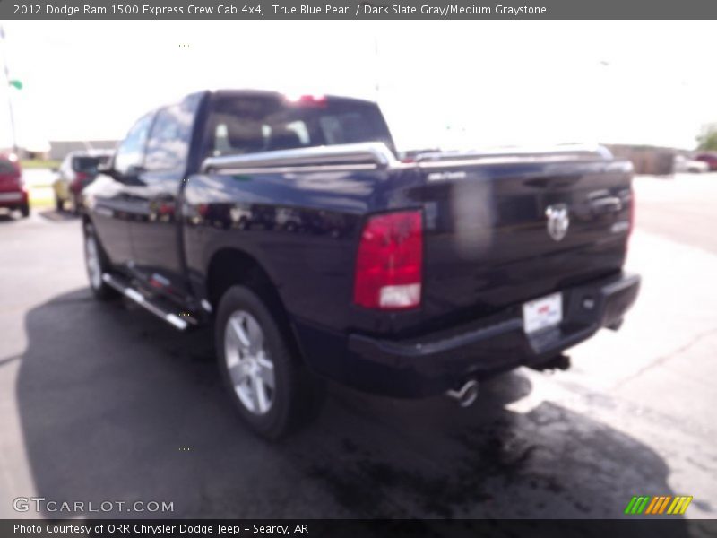 True Blue Pearl / Dark Slate Gray/Medium Graystone 2012 Dodge Ram 1500 Express Crew Cab 4x4
