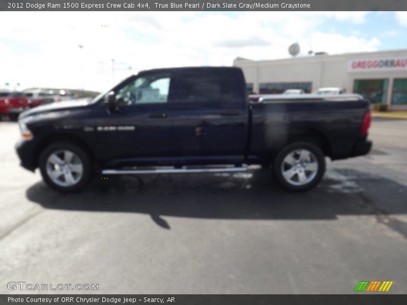 True Blue Pearl / Dark Slate Gray/Medium Graystone 2012 Dodge Ram 1500 Express Crew Cab 4x4