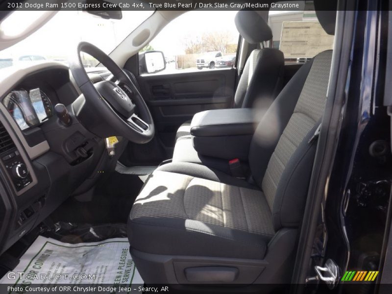 True Blue Pearl / Dark Slate Gray/Medium Graystone 2012 Dodge Ram 1500 Express Crew Cab 4x4