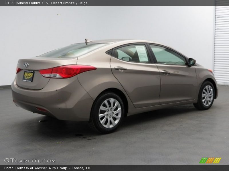 Desert Bronze / Beige 2012 Hyundai Elantra GLS