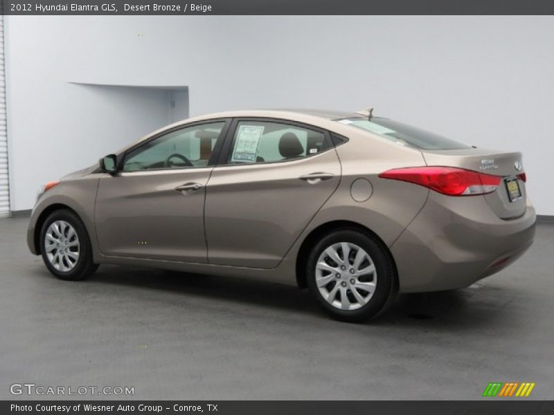 Desert Bronze / Beige 2012 Hyundai Elantra GLS