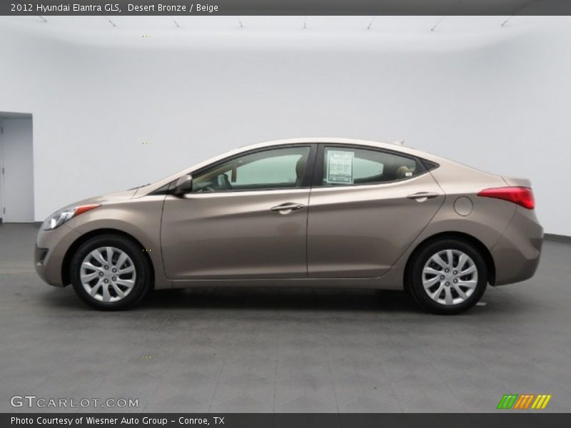Desert Bronze / Beige 2012 Hyundai Elantra GLS