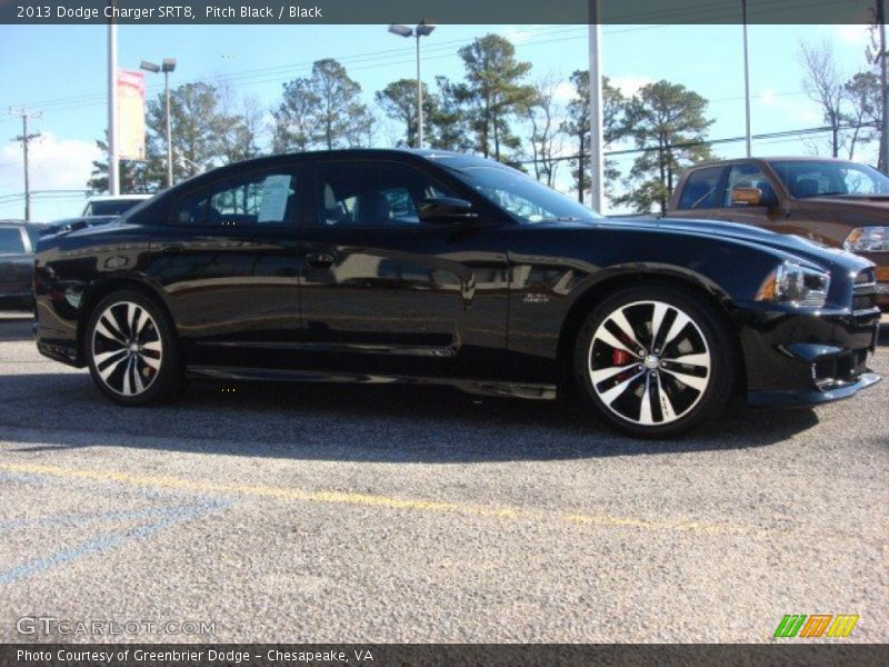 Pitch Black / Black 2013 Dodge Charger SRT8