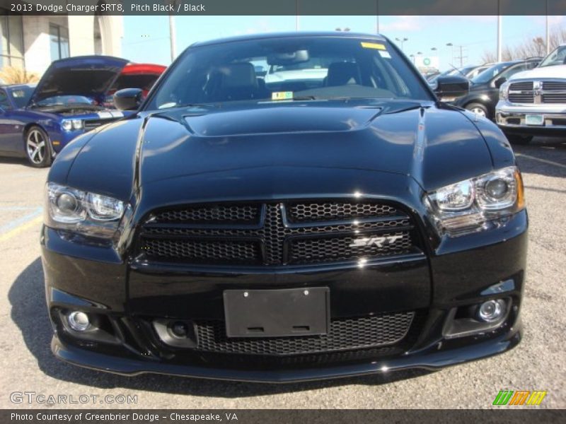 Pitch Black / Black 2013 Dodge Charger SRT8