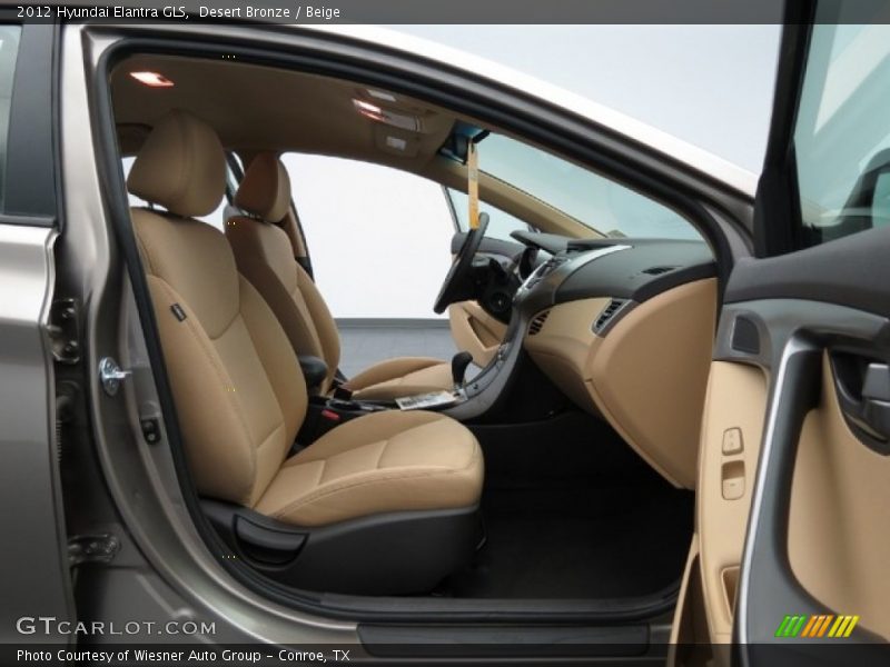 Desert Bronze / Beige 2012 Hyundai Elantra GLS