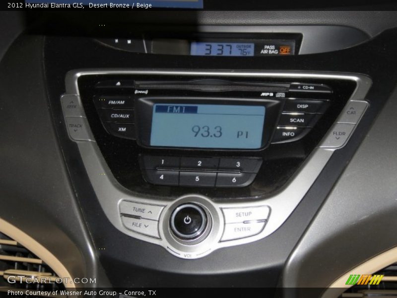 Desert Bronze / Beige 2012 Hyundai Elantra GLS