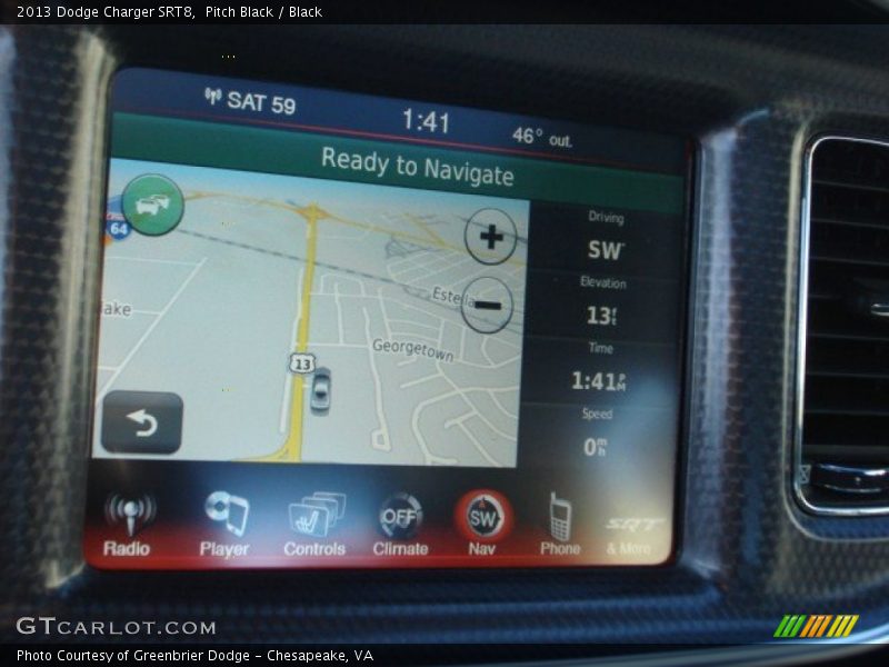 Pitch Black / Black 2013 Dodge Charger SRT8