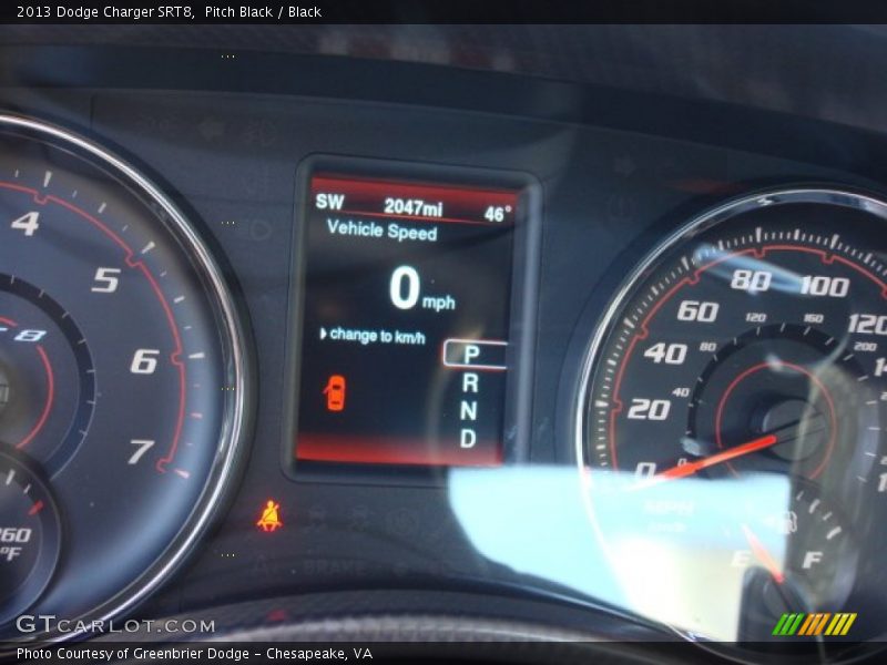Pitch Black / Black 2013 Dodge Charger SRT8