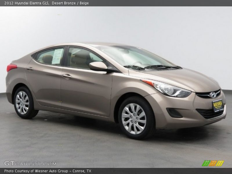 Desert Bronze / Beige 2012 Hyundai Elantra GLS
