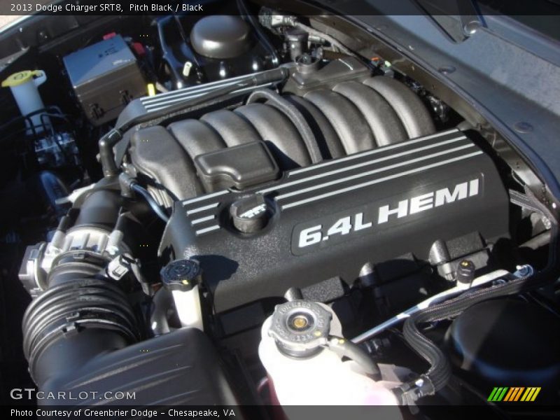  2013 Charger SRT8 Engine - 6.4 Liter 392 cid SRT HEMI OHV 16-Valve VVT V8