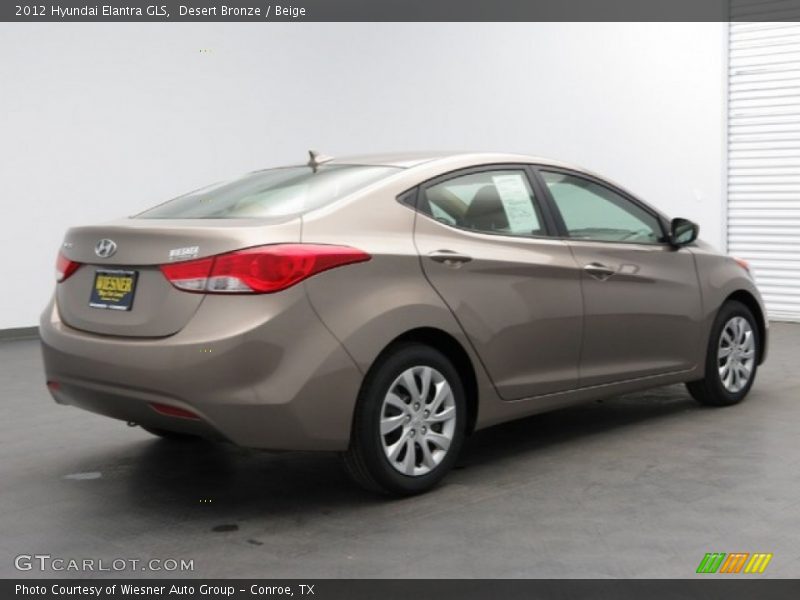 Desert Bronze / Beige 2012 Hyundai Elantra GLS