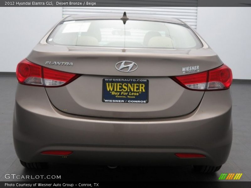 Desert Bronze / Beige 2012 Hyundai Elantra GLS