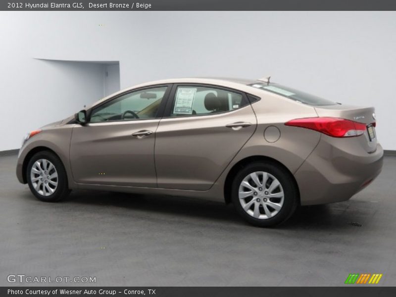 Desert Bronze / Beige 2012 Hyundai Elantra GLS