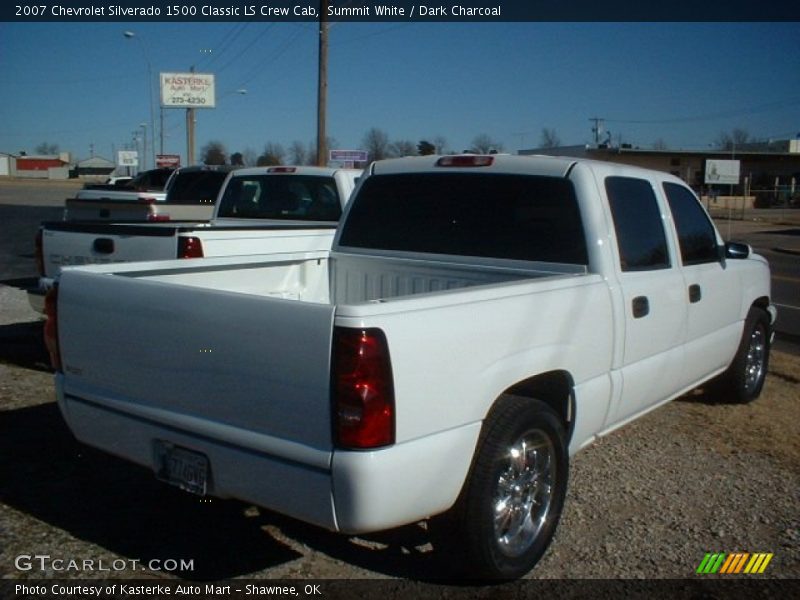 Summit White / Dark Charcoal 2007 Chevrolet Silverado 1500 Classic LS Crew Cab