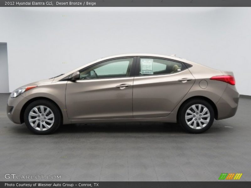 Desert Bronze / Beige 2012 Hyundai Elantra GLS
