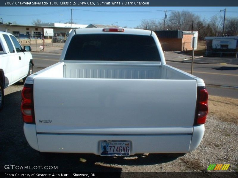 Summit White / Dark Charcoal 2007 Chevrolet Silverado 1500 Classic LS Crew Cab