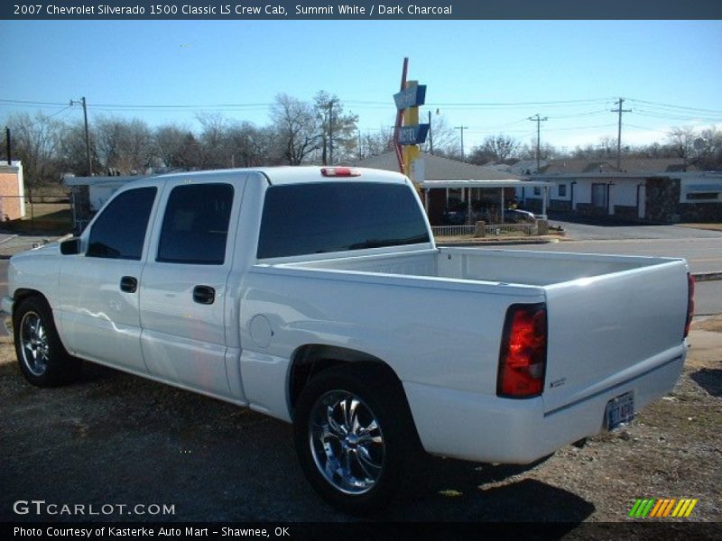Summit White / Dark Charcoal 2007 Chevrolet Silverado 1500 Classic LS Crew Cab
