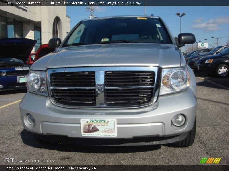 Bright Silver Metallic / Dark Slate Gray/Light Slate Gray 2007 Dodge Durango SLT