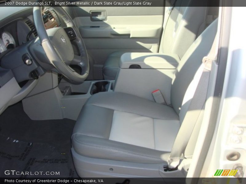 Bright Silver Metallic / Dark Slate Gray/Light Slate Gray 2007 Dodge Durango SLT