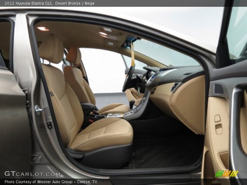 Desert Bronze / Beige 2012 Hyundai Elantra GLS
