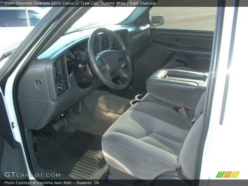 Summit White / Dark Charcoal 2007 Chevrolet Silverado 1500 Classic LS Crew Cab