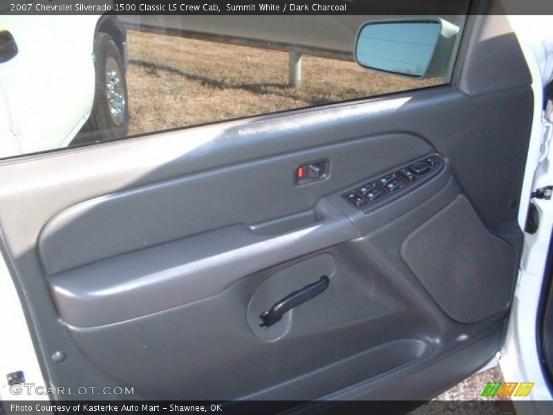 Summit White / Dark Charcoal 2007 Chevrolet Silverado 1500 Classic LS Crew Cab
