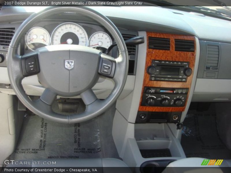 Bright Silver Metallic / Dark Slate Gray/Light Slate Gray 2007 Dodge Durango SLT