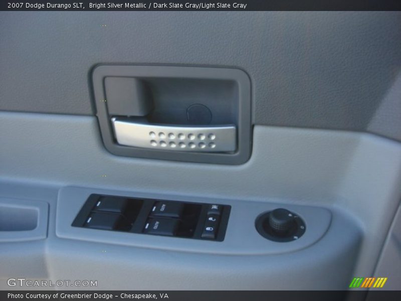 Bright Silver Metallic / Dark Slate Gray/Light Slate Gray 2007 Dodge Durango SLT