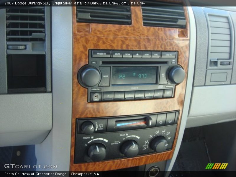 Bright Silver Metallic / Dark Slate Gray/Light Slate Gray 2007 Dodge Durango SLT