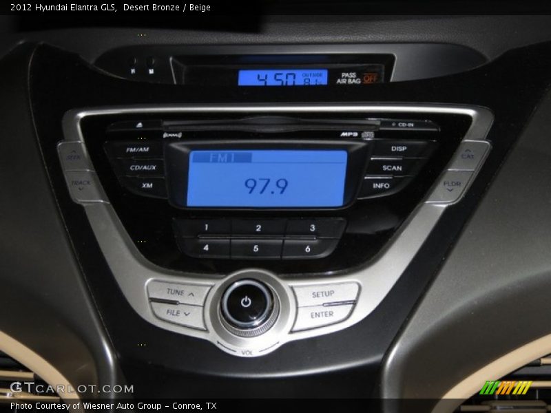 Desert Bronze / Beige 2012 Hyundai Elantra GLS