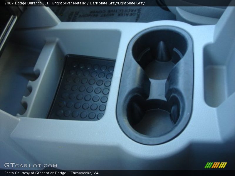 Bright Silver Metallic / Dark Slate Gray/Light Slate Gray 2007 Dodge Durango SLT