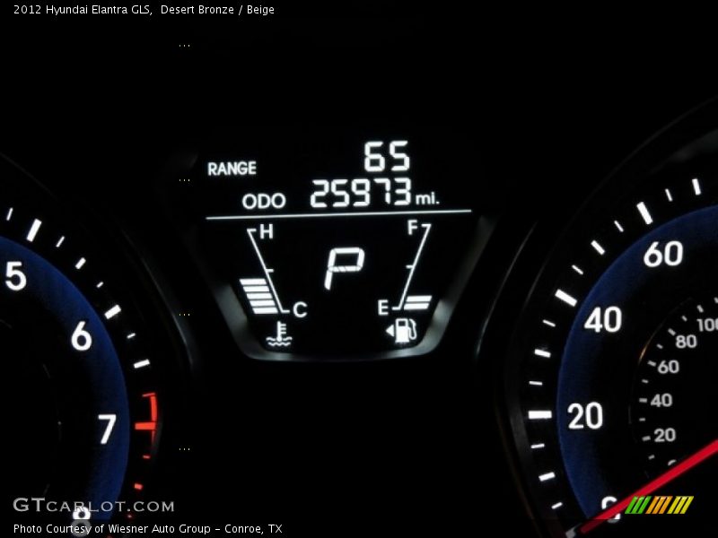 Desert Bronze / Beige 2012 Hyundai Elantra GLS