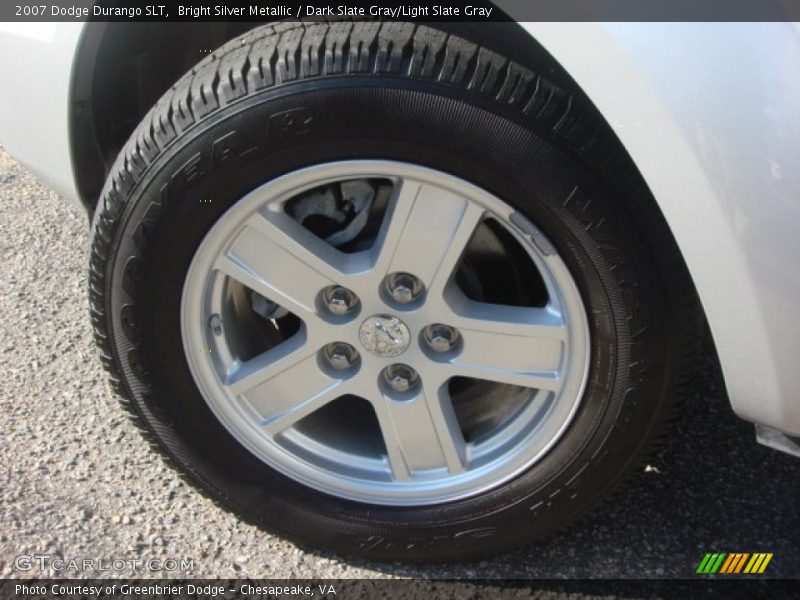 Bright Silver Metallic / Dark Slate Gray/Light Slate Gray 2007 Dodge Durango SLT