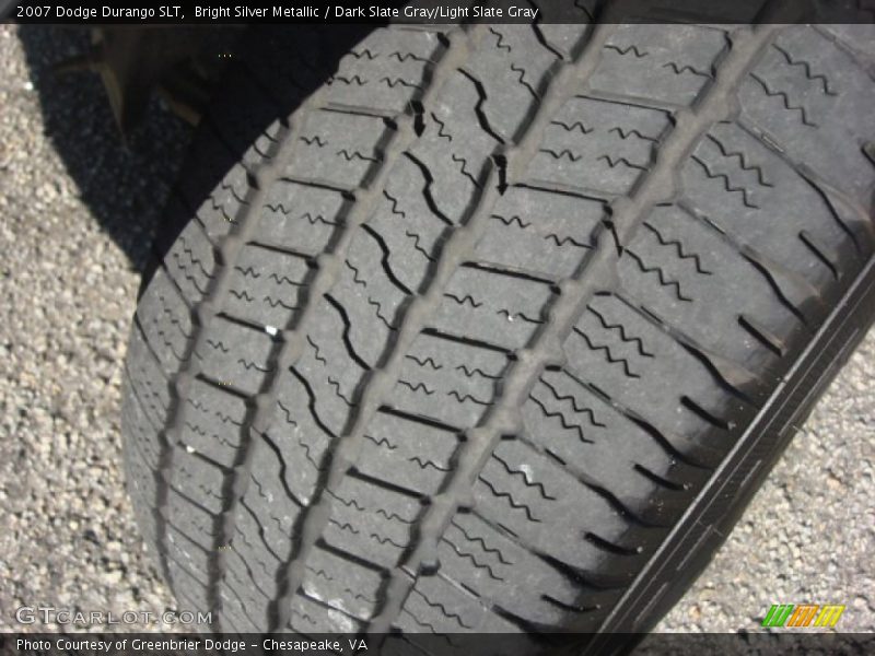 Bright Silver Metallic / Dark Slate Gray/Light Slate Gray 2007 Dodge Durango SLT