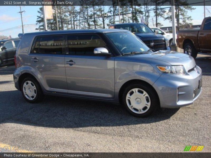 Stingray Metallic / Dark Gray 2012 Scion xB