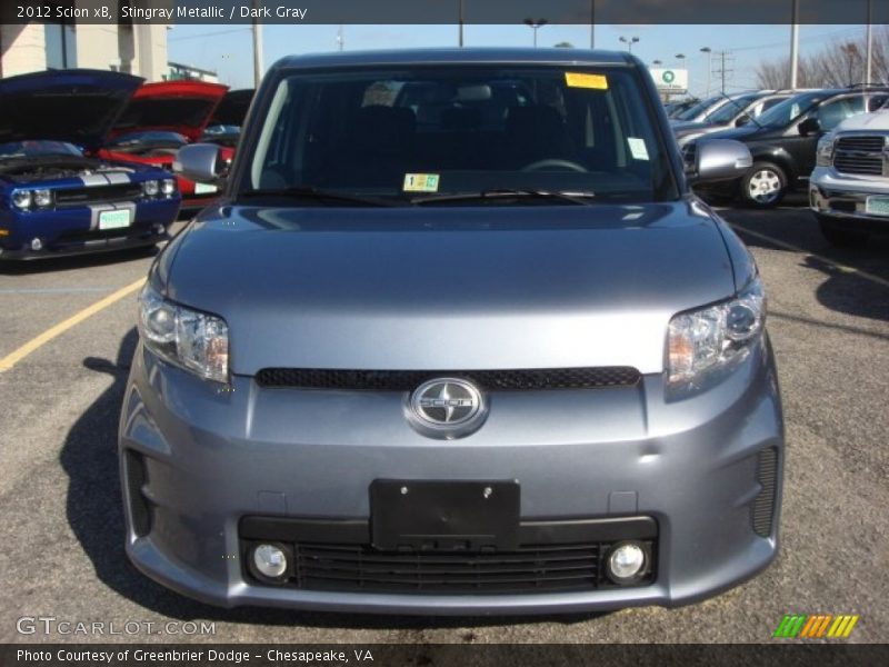Stingray Metallic / Dark Gray 2012 Scion xB