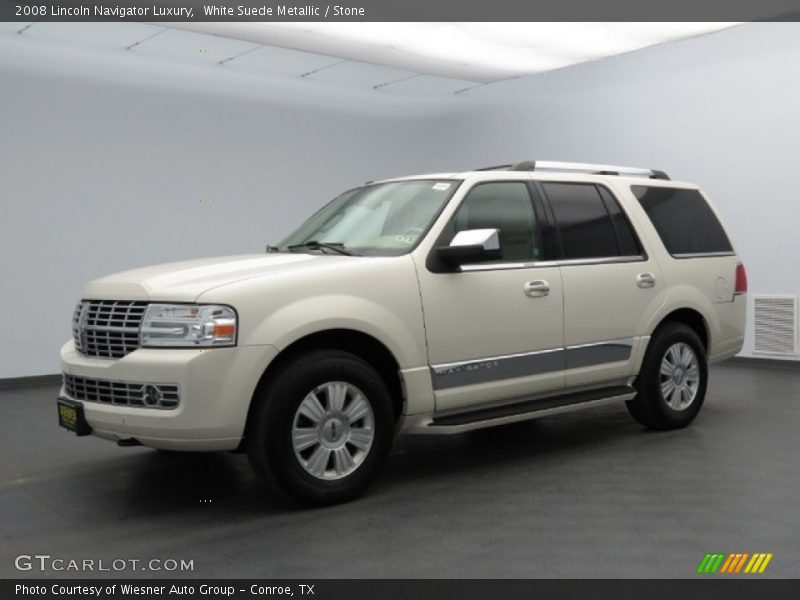 White Suede Metallic / Stone 2008 Lincoln Navigator Luxury