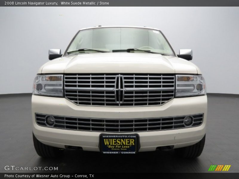 White Suede Metallic / Stone 2008 Lincoln Navigator Luxury