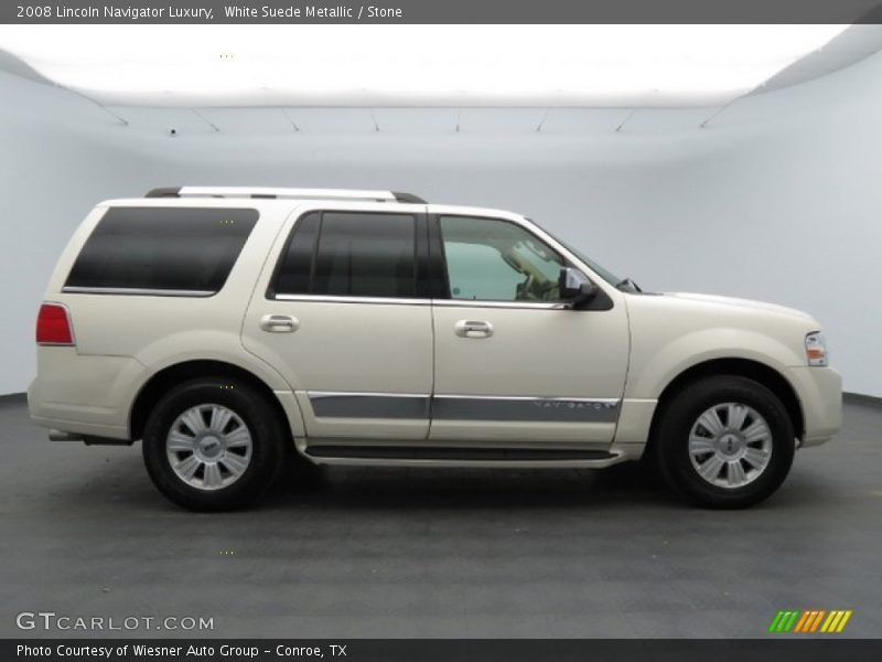 White Suede Metallic / Stone 2008 Lincoln Navigator Luxury