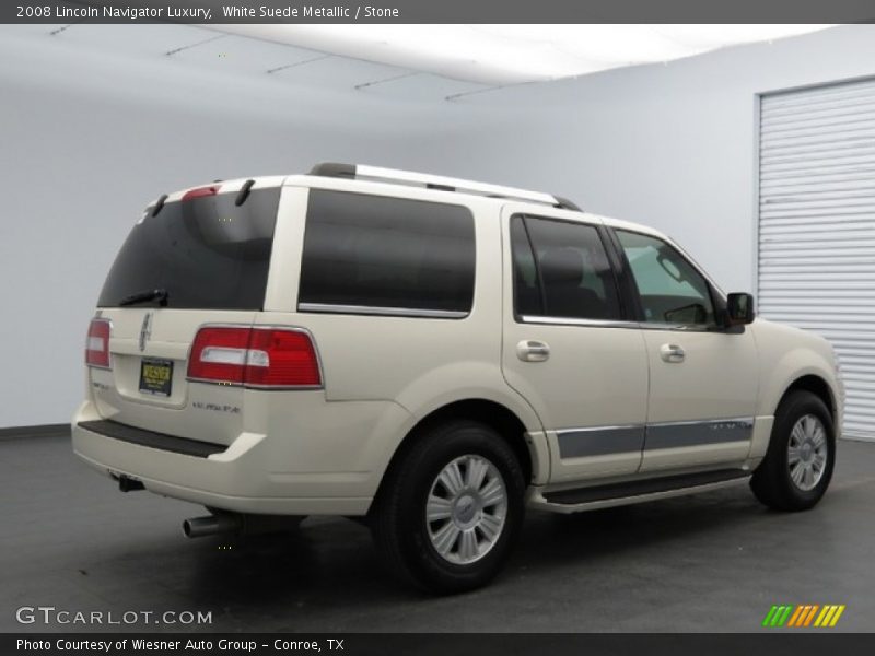 White Suede Metallic / Stone 2008 Lincoln Navigator Luxury