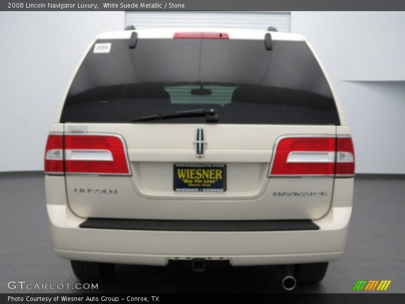 White Suede Metallic / Stone 2008 Lincoln Navigator Luxury