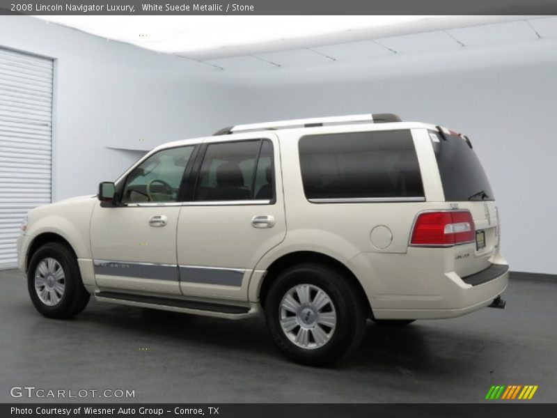 White Suede Metallic / Stone 2008 Lincoln Navigator Luxury