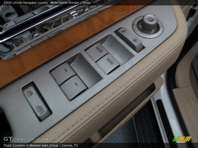 White Suede Metallic / Stone 2008 Lincoln Navigator Luxury