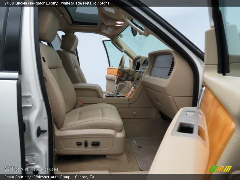 White Suede Metallic / Stone 2008 Lincoln Navigator Luxury