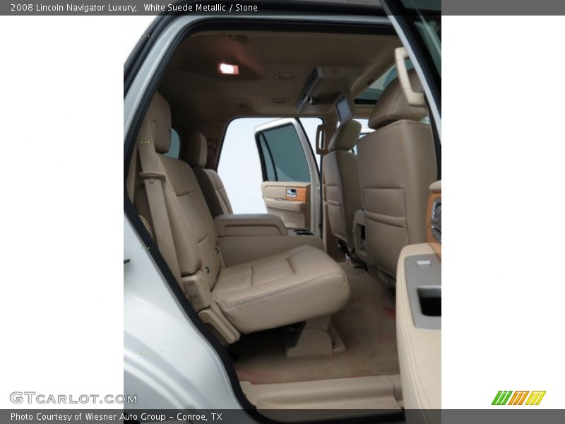 White Suede Metallic / Stone 2008 Lincoln Navigator Luxury