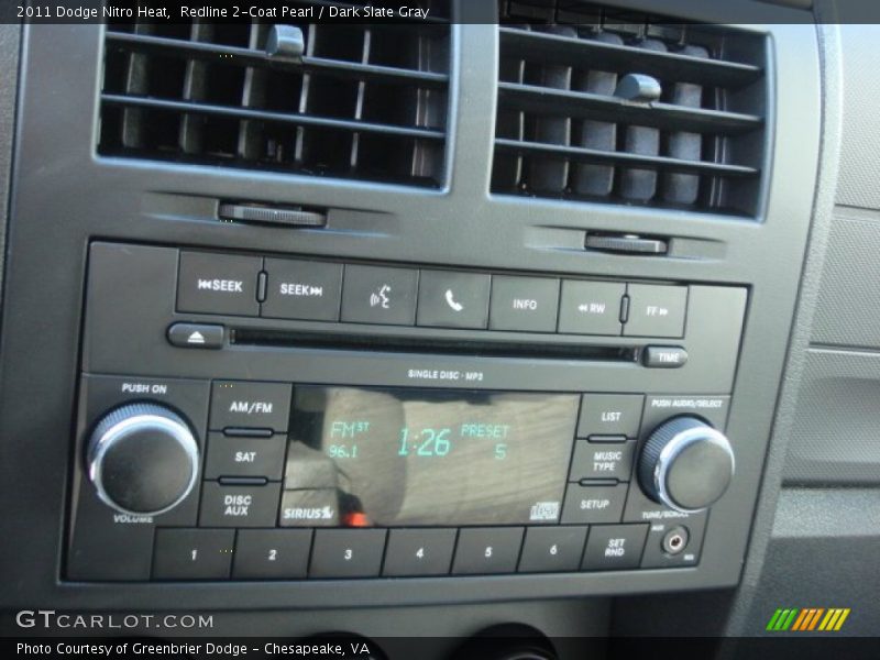 Redline 2-Coat Pearl / Dark Slate Gray 2011 Dodge Nitro Heat