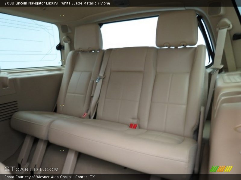 White Suede Metallic / Stone 2008 Lincoln Navigator Luxury